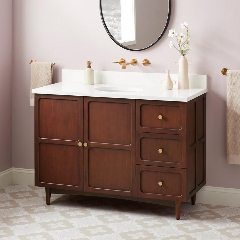 Delavan Vanity with Undermount Sink - Cold Brew 