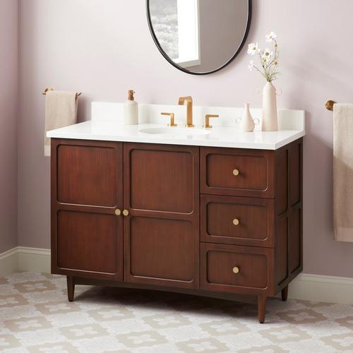 48" Delavan Vanity with Undermount Sink - Cold Brew