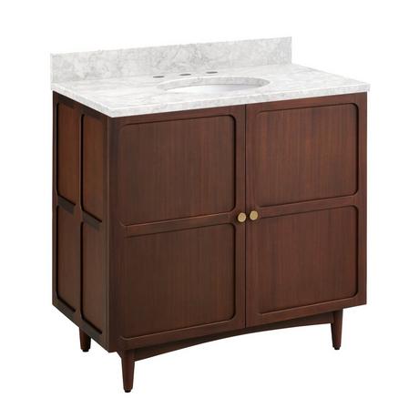 36" Delavan Vanity with Undermount Sink - Cold Brew