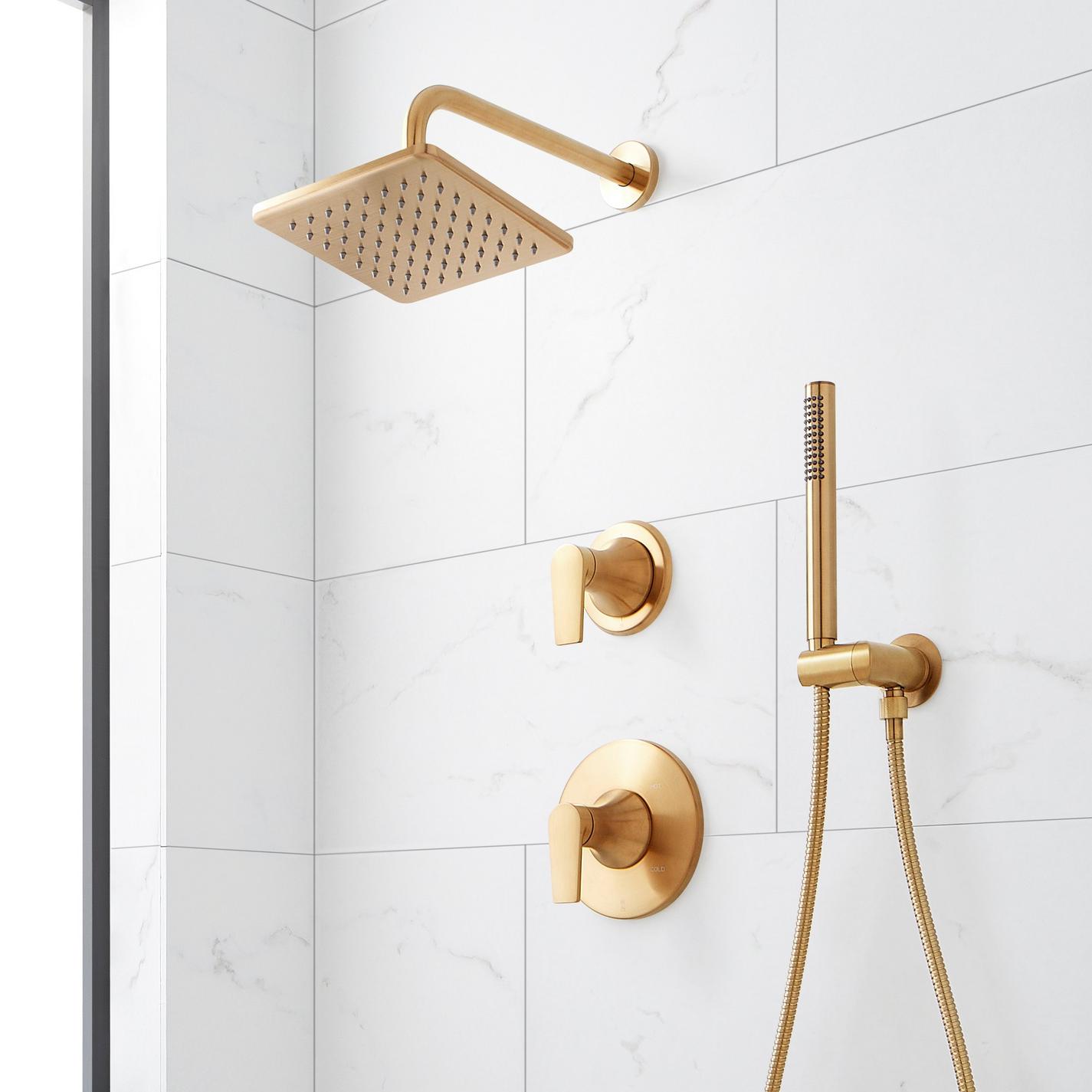 Berwyn Pressure Balance Shower System with Hand Shower | Signature Hardware