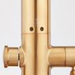 Berwyn Freestanding Tub Faucet with Hand Shower and Rough-In Valve with Stops - Brushed Gold, , large image number 3