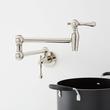 Traditional Retractable Wall-Mount Pot Filler Faucet, , large image number 14