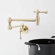Traditional Retractable Wall-Mount Pot Filler Faucet, , large image number 12