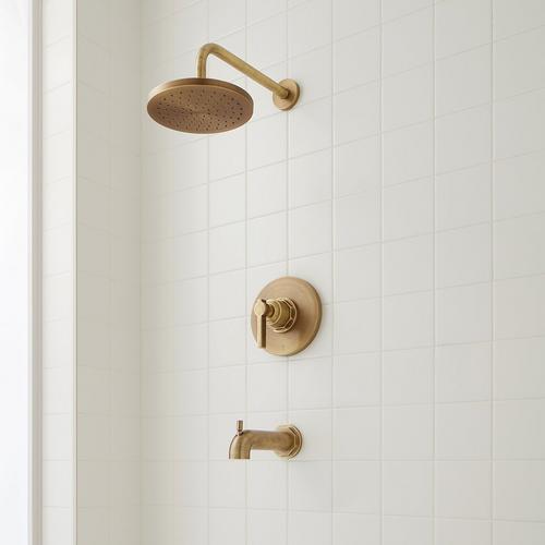 Greyfield Pressure Balance Tub and Shower System