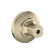 Anberlin Round Two Tone Cabinet Knob Matte White - Golden Champagne, , large image number 2
