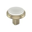 Anberlin Round Two Tone Cabinet Knob Matte White, , large image number 3