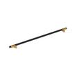24" Anberlin Two Tone Appliance Pull Matte Black - Brushed Gold, , large image number 3