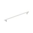 24" Anberlin Two Tone Appliance Pull Matte White - Polished Chrome, , large image number 0