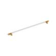 24" Anberlin Two Tone Appliance Pull Matte White - Brushed Gold, , large image number 3