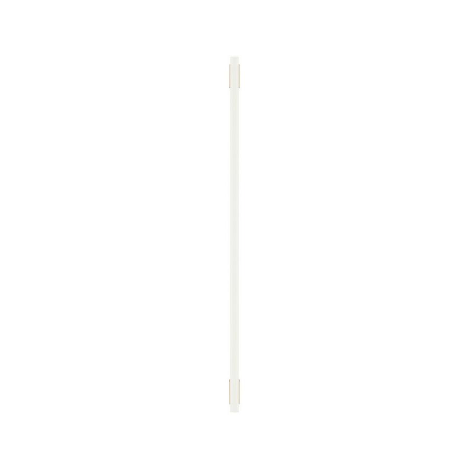 24" Anberlin Two Tone Appliance Pull Matte White - Brushed Gold, , large image number 2