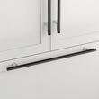 18" Anberlin Two Tone Appliance Pull Matte Black - Polished Chrome, , large image number 0