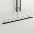18" Anberlin Two Tone Appliance Pull Matte Black - Golden Champagne, , large image number 0
