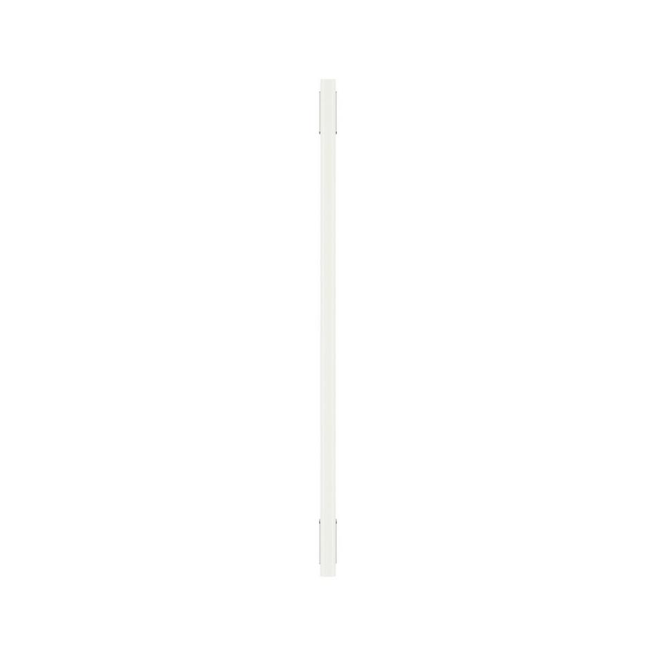18" Anberlin Two Tone Appliance Pull Matte White - Polished Chrome, , large image number 1