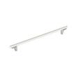 18" Anberlin Two Tone Appliance Pull Matte White - Polished Chrome, , large image number 0