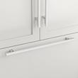 18" Anberlin Two Tone Appliance Pull Matte White - Polished Nickel, , large image number 0