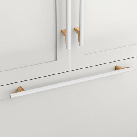 Anberlin Two Tone Appliance Pull Matte White
