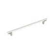 18" Anberlin Two Tone Appliance Pull Matte White - Satin Nickel, , large image number 0