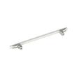 12" Anberlin Two Tone Appliance Pull Matte White - Polished Chrome, , large image number 2