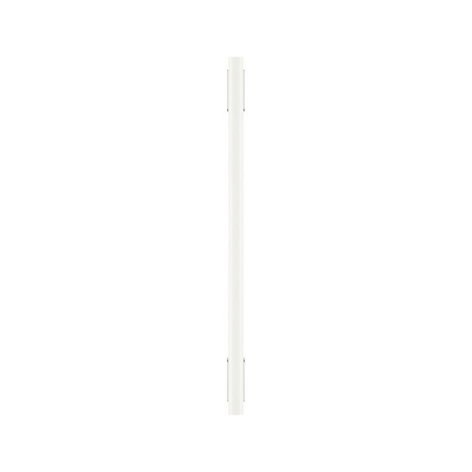 12" Anberlin Two Tone Appliance Pull Matte White - Polished Chrome, , large image number 1