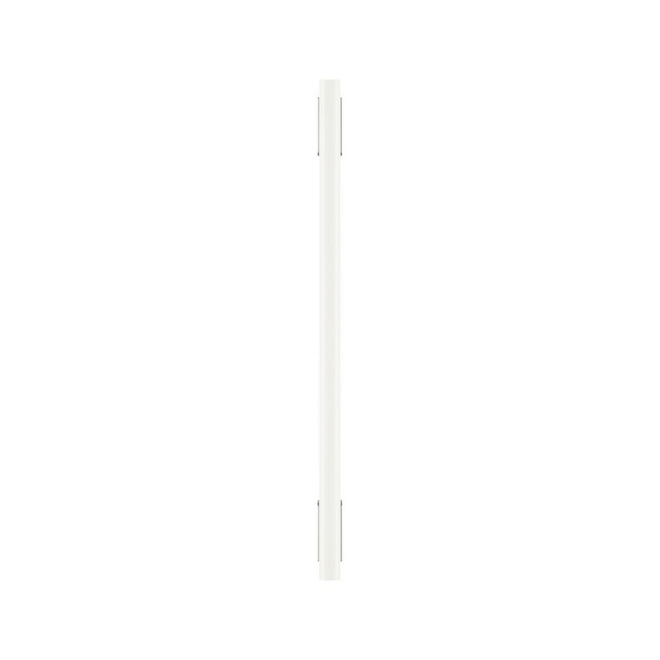 12" Anberlin Two Tone Appliance Pull Matte White - Satin Nickel, , large image number 1