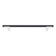 10-1/16" Anberlin Two Tone Oversized Cabinet Pull Matte Black - Polished Nickel, , large image number 2