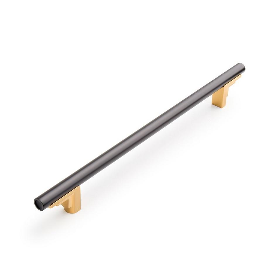 Anberlin Two Tone Oversized Cabinet Pull Matte Black, , large image number 0