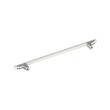 10-1/16" Anberlin Two Tone Oversized Cabinet Pull Matte White - Polished Chrome, , large image number 3