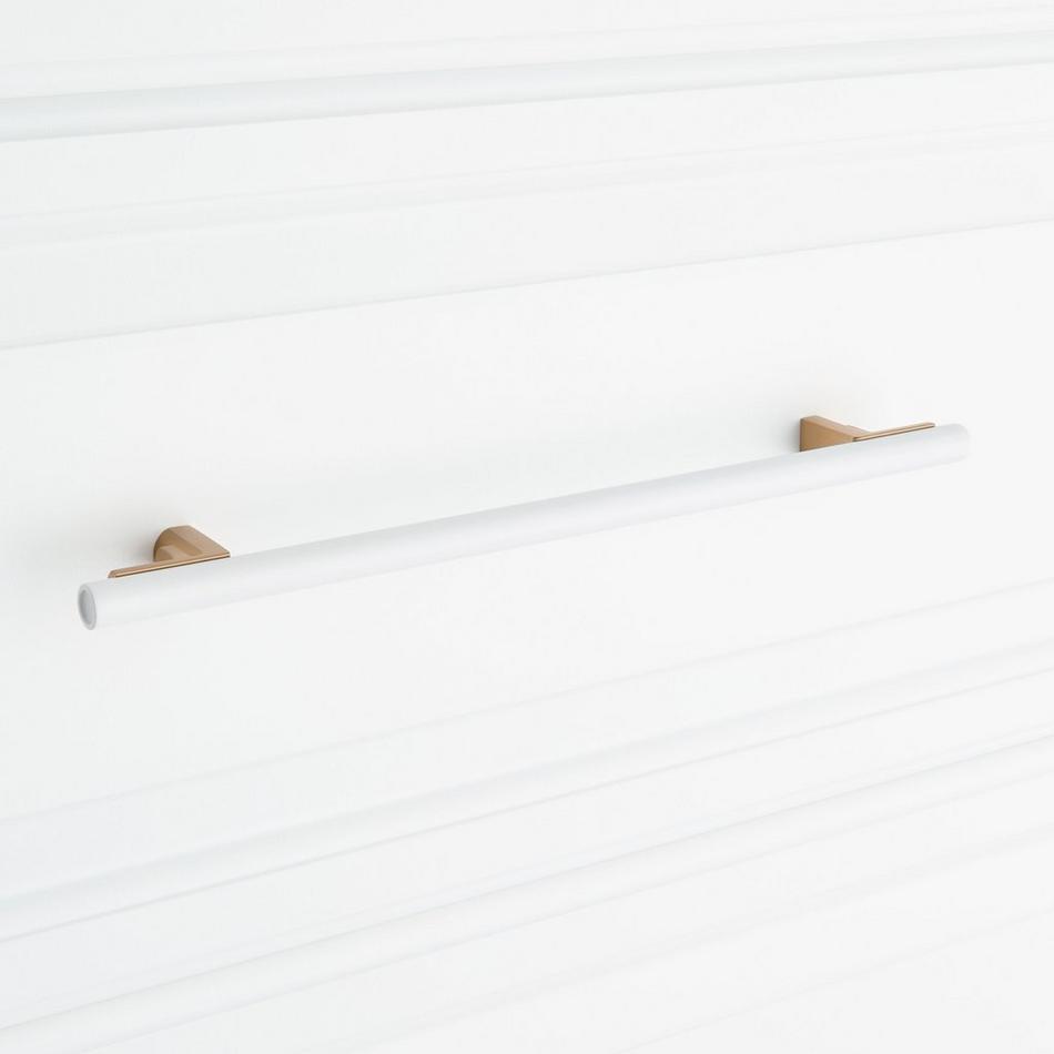 Anberlin Two Tone Oversized Cabinet Pull Matte White, , large image number 8