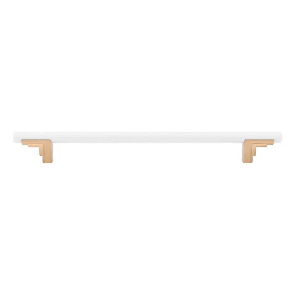 Anberlin Two Tone Oversized Cabinet Pull Matte White, , large image number 7