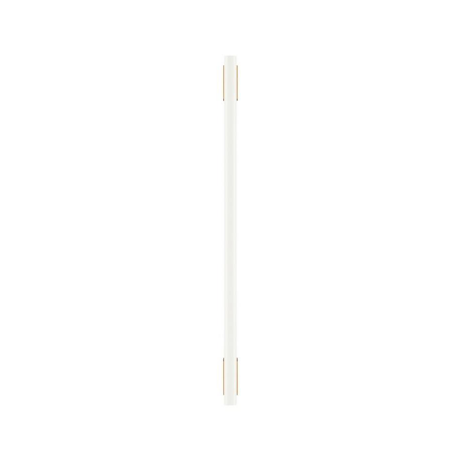 10-1/16" Anberlin Two Tone Oversized Cabinet Pull Matte White - Brushed Gold, , large image number 1