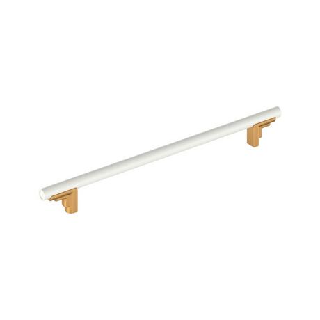 Anberlin Two Tone Oversized Cabinet Pull Matte White