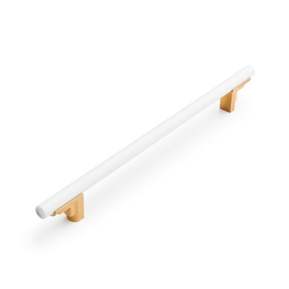 Anberlin Two Tone Oversized Cabinet Pull Matte White, , large image number 3