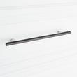 8-13/16" Anberlin Two Tone Oversized Cabinet Pull Matte Black - Polished Nickel, , large image number 5