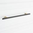 8-13/16" Anberlin Two Tone Oversized Cabinet Pull Matte Black - Golden Champagne, , large image number 5