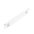 8-13/16" Anberlin Two Tone Oversized Cabinet Pull Matte White - Polished Chrome, , large image number 0
