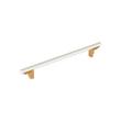 Anberlin Two Tone Oversized Cabinet Pull Matte White, , large image number 0