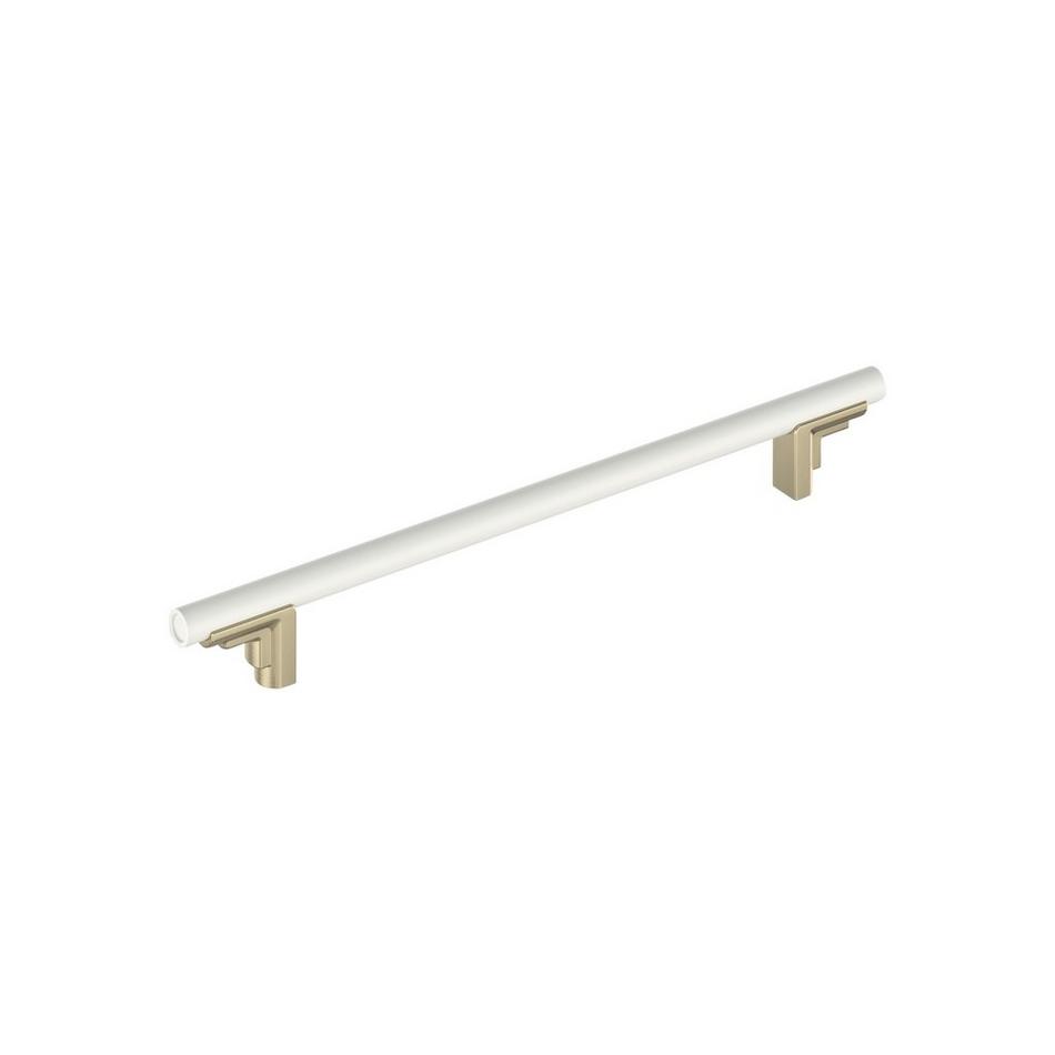 Anberlin Two Tone Oversized Cabinet Pull Matte White, , large image number 3