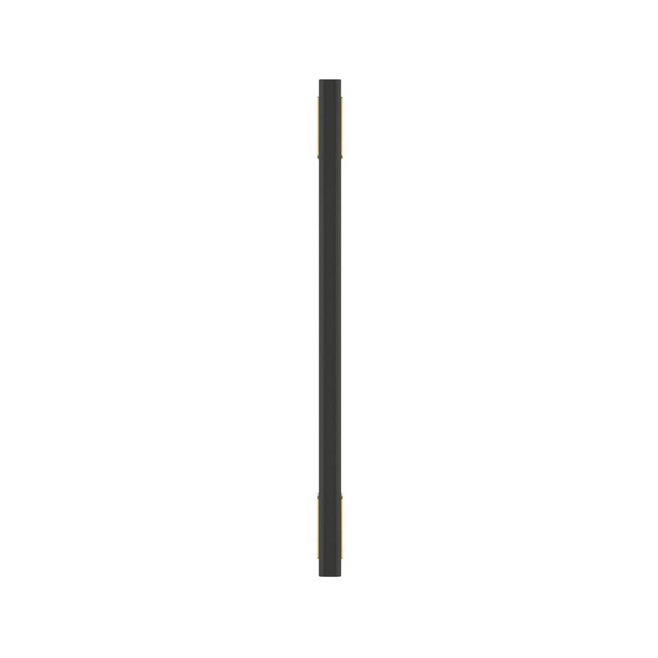 7-9/16" Anberlin Two Tone Cabinet Pull Matte Black - Champagne Bronze, , large image number 1