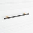 7-9/16" Anberlin Two Tone Cabinet Pull Matte Black - Brushed Gold, , large image number 5