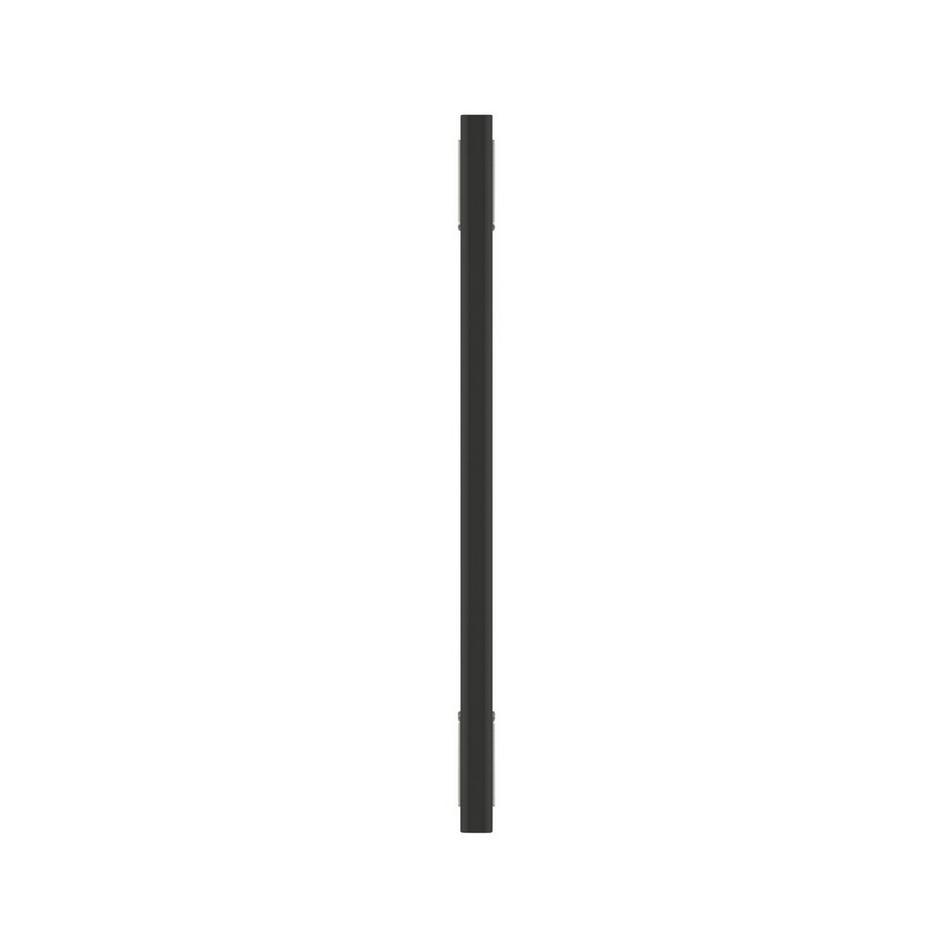 7-9/16" Anberlin Two Tone Cabinet Pull Matte Black - Satin Nickel, , large image number 1