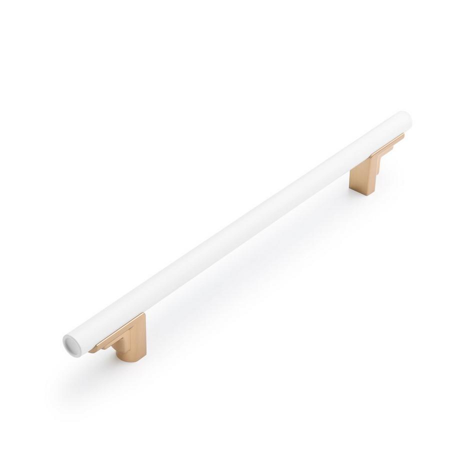 Anberlin Two Tone Cabinet Pull Matte White, , large image number 1