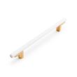 Anberlin Two Tone Cabinet Pull Matte White, , large image number 0