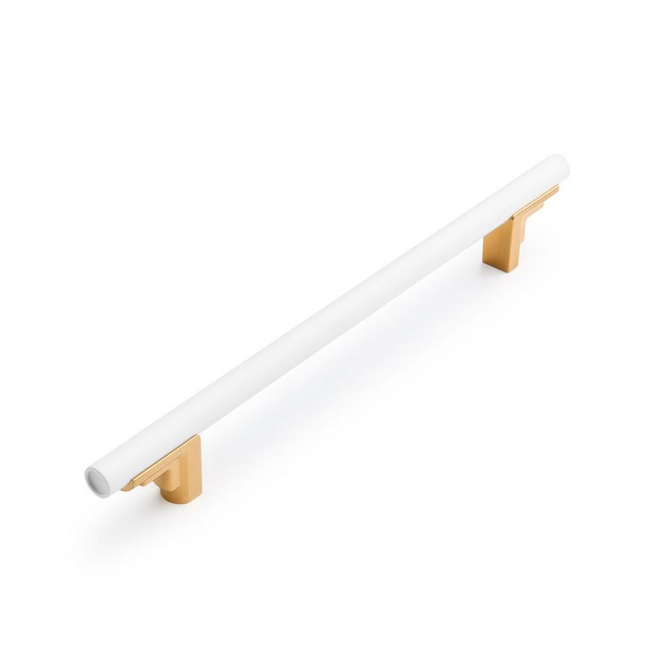 Anberlin Two Tone Cabinet Pull Matte White, , large image number 0
