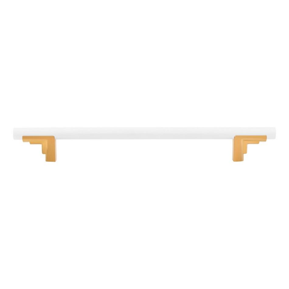 Anberlin Two Tone Cabinet Pull Matte White, , large image number 6