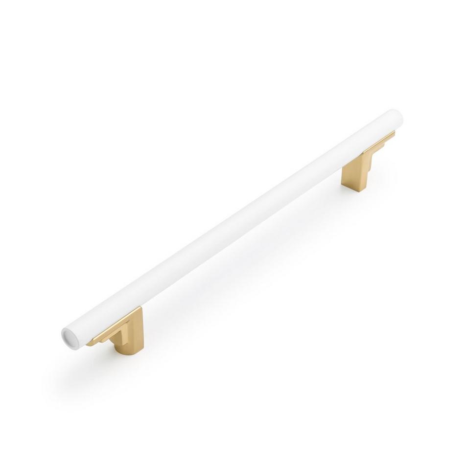 Anberlin Two Tone Cabinet Pull Matte White, , large image number 3