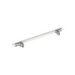 7-9/16" Anberlin Two Tone Cabinet Pull Matte White - Satin Nickel, , large image number 3
