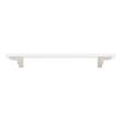 7-9/16" Anberlin Two Tone Cabinet Pull Matte White - Satin Nickel, , large image number 2