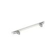 6-5/16" Anberlin Two Tone Cabinet Pull Matte White - Polished Nickel, , large image number 3
