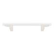 6-5/16" Anberlin Two Tone Cabinet Pull Matte White - Polished Nickel, , large image number 2