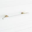 6-5/16" Anberlin Two Tone Cabinet Pull Matte White - Golden Champagne, , large image number 5